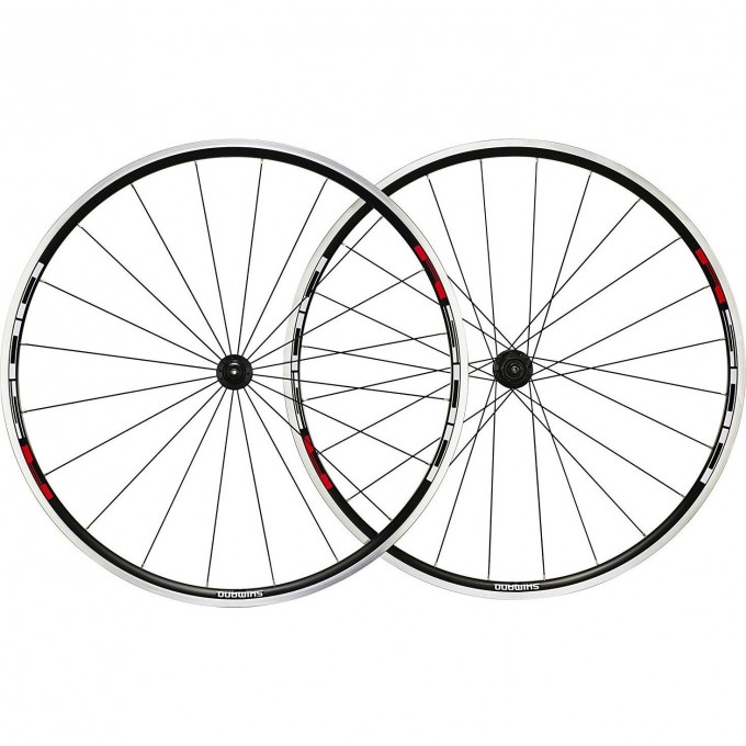 Колеса для велосипеда SHIMANO R501 переднее и заднее, 28&quot;, черный EWHR501PCBY