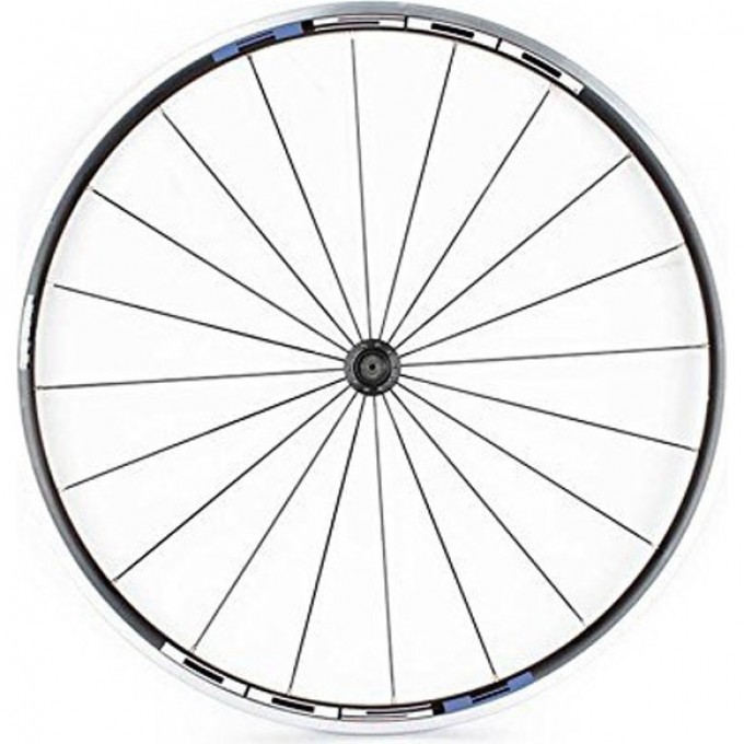 Колесо SHIMANO R501A, 28&quot; ЗАДНЕЕ, 8/9/10 скоростей, клинчерное, плоские спицы, с ободной лентой, черный EWHR501ARCBMYL
