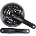 Система SHIMANO ACERA, M361, 170 мм, квадрат, 48/38/28T, защита, черный EFCM361C888CL