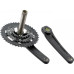 Система SHIMANO ALIVIO, T4060, 170 мм, интегрированный вал, 44/32/22, без защиты, черный EFCT4060CX422XL