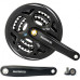 Система SHIMANO ALTUS M311, 170 мм, квадрат, 42/32/22T, с защитой, черный EFCM311C222CL