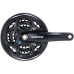 Система SHIMANO ALTUS, M311, 170мм, квадрат, 48/38/28T, черный EFCM311C888XL