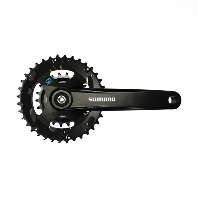 Система SHIMANO ALTUS, M315-2, 175мм, 36/22T, под квадрат, без защиты, черный для 7/8 скоростей EFCM3152E62XL