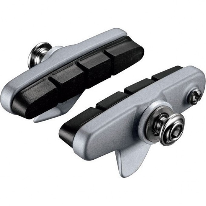 Тормозные колодки, шоссейные SHIMANO R55C4, пара, для BR-5800, серебристый Y88T98040