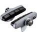 Тормозные колодки, шоссейные SHIMANO R55C4, пара, для BR-5800, серебристый Y88T98040