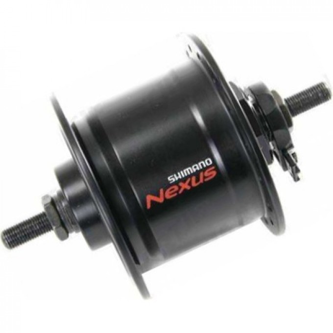 Втулка динамо SHIMANO NEXUS C3000-NT, 6V 3.0W, 36 отверстий, 100X140 мм, под гайки (без гаек), черный, без упаковки ADHC30003NNAL