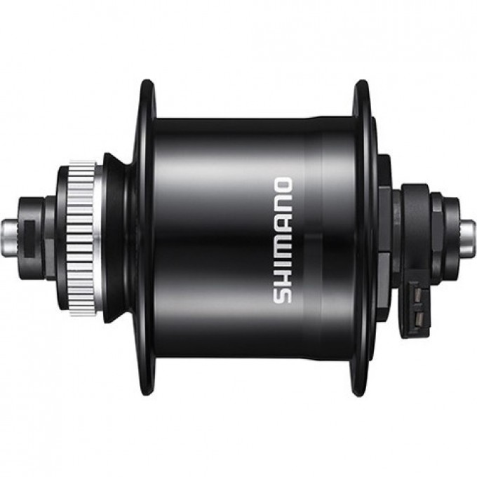 Втулка динамо SHIMANO DEORE UR700-3D, 32 отверстия, 6V-3W, QR, C. LOCK, SM-DH10, черная, для колес 26-28&quot; EDHUR7003DBAGL