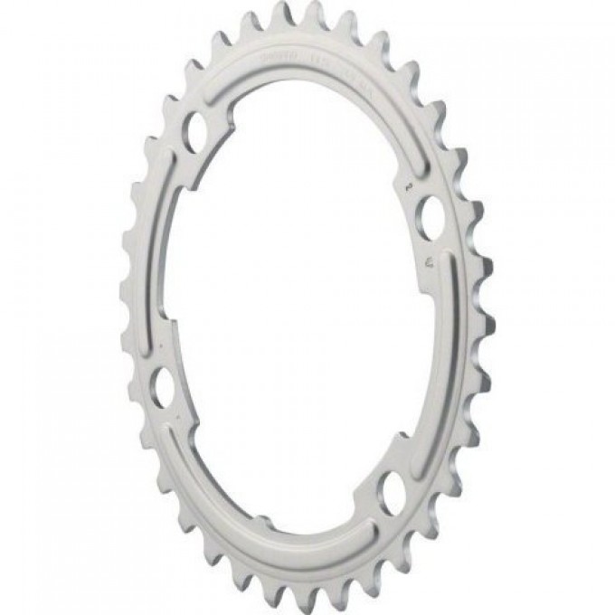 Звезда передняя Shimano 105 34T-MA, для системы FC-5800 50-34T, цвет серебро, Y1PH34010 Звезда передняя Shimano 105 34T-MA, для системы FC-5800 50-34T, цвет серебро, Y1PH34010
