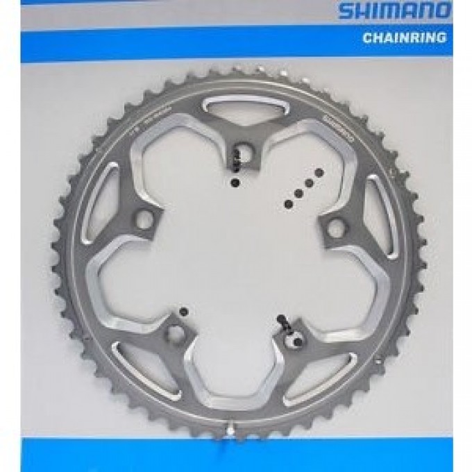Звезда передняя Shimano 50T-MH для системы FC-RS500 50-34T, цвет серебро, Y1PR98030 Звезда передняя Shimano 50T-MH для системы FC-RS500 50-34T, цвет серебро, Y1PR98030