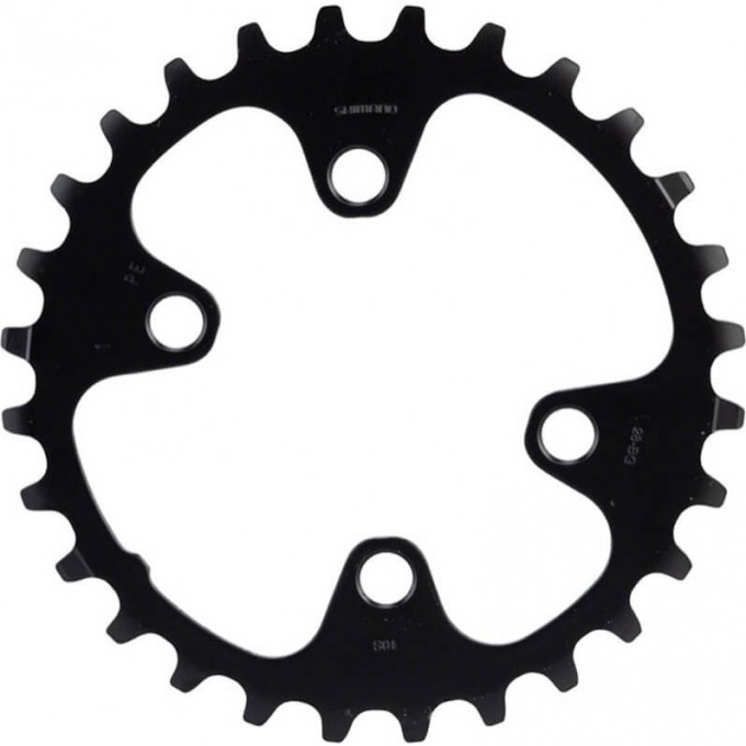 Звезда передняя SHIMANO DEORE, для M6000-2, 28T-BG, черный Y1WD28000 Звезда передняя SHIMANO DEORE, для M6000-2, 28T-BG, черный Y1WD28000