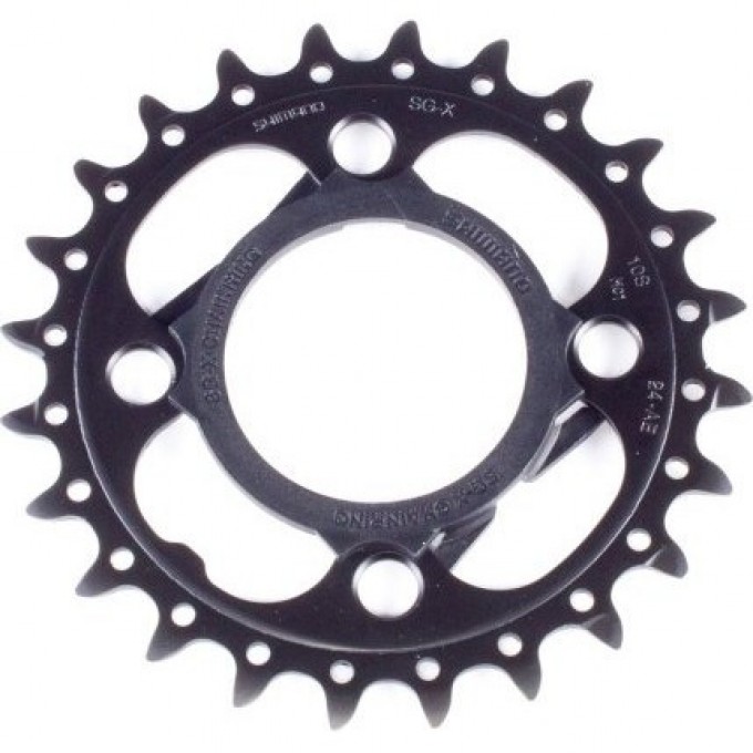Звезда передняя SHIMANO Y-PART для FC-M522, 24T-AE, черный Y1N098010
