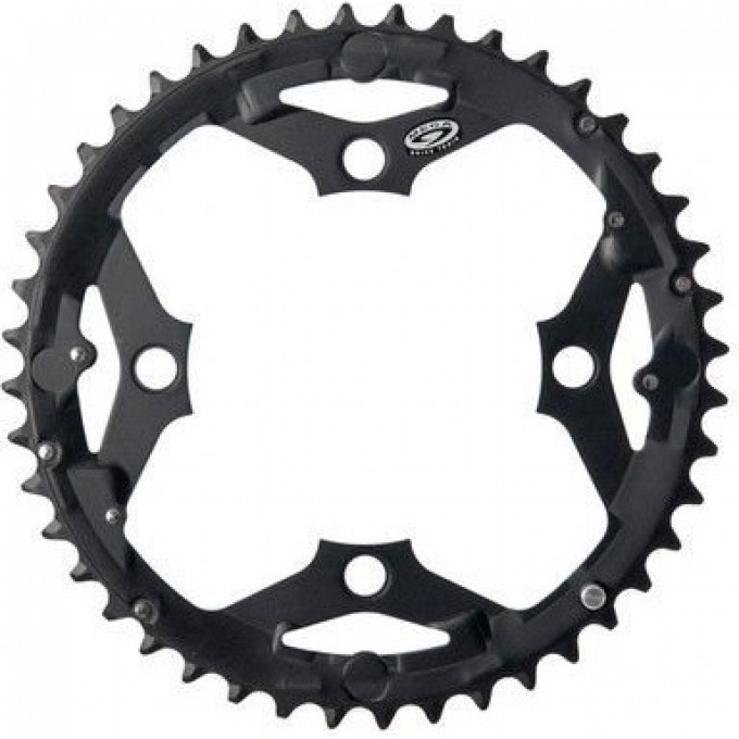 Звезда передняя SHIMANO Y-PART, для FC-M533-LK, 44T, черная Y1J998070 Звезда передняя SHIMANO Y-PART, для FC-M533-LK, 44T, черная Y1J998070