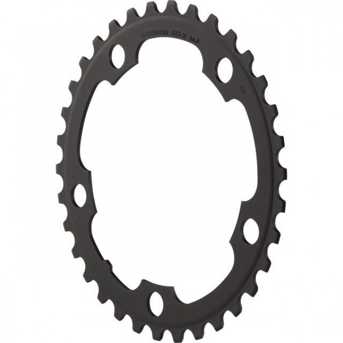 Звезда передняя SHIMANO Y-PART, для FC-RS500, 36T-MJ, черная, для 46-36T/52-36T Y1PR36000 Звезда передняя SHIMANO Y-PART, для FC-RS500, 36T-MJ, черная, для 46-36T/52-36T Y1PR36000