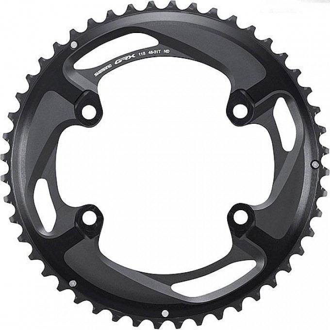 Звезда передняя SHIMANO GRX, для FC-RX810-2, 48T-ND для 48-31T Y0JR98010
