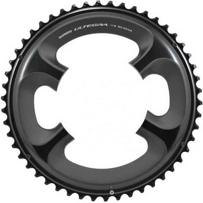 Звезда передняя SHIMANO ULTEGRA FC-6800, 50T-MA, черная, для 50-34T Y1P498060